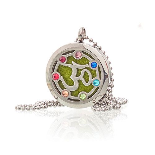 Aromatherapy Diffuser Necklace – Om Chakra, 30mm