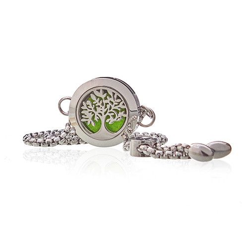Aromatherapy Diffuser Chain Bracelet – Tree of Life, 20mm