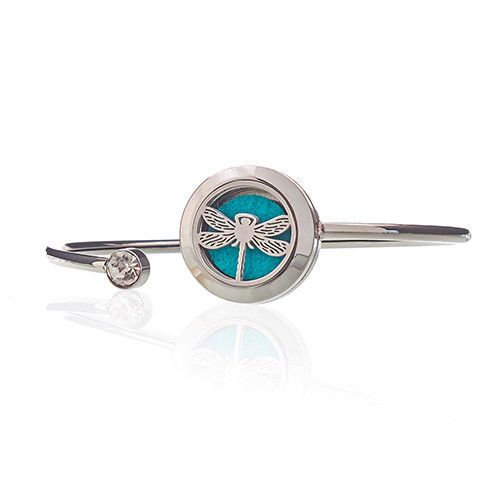 Aromatherapy Diffuser Crystal Bracelet – Dragonfly, 20mm