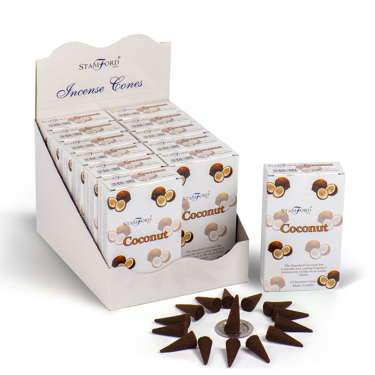 Stamford Incense Cones – Coconut