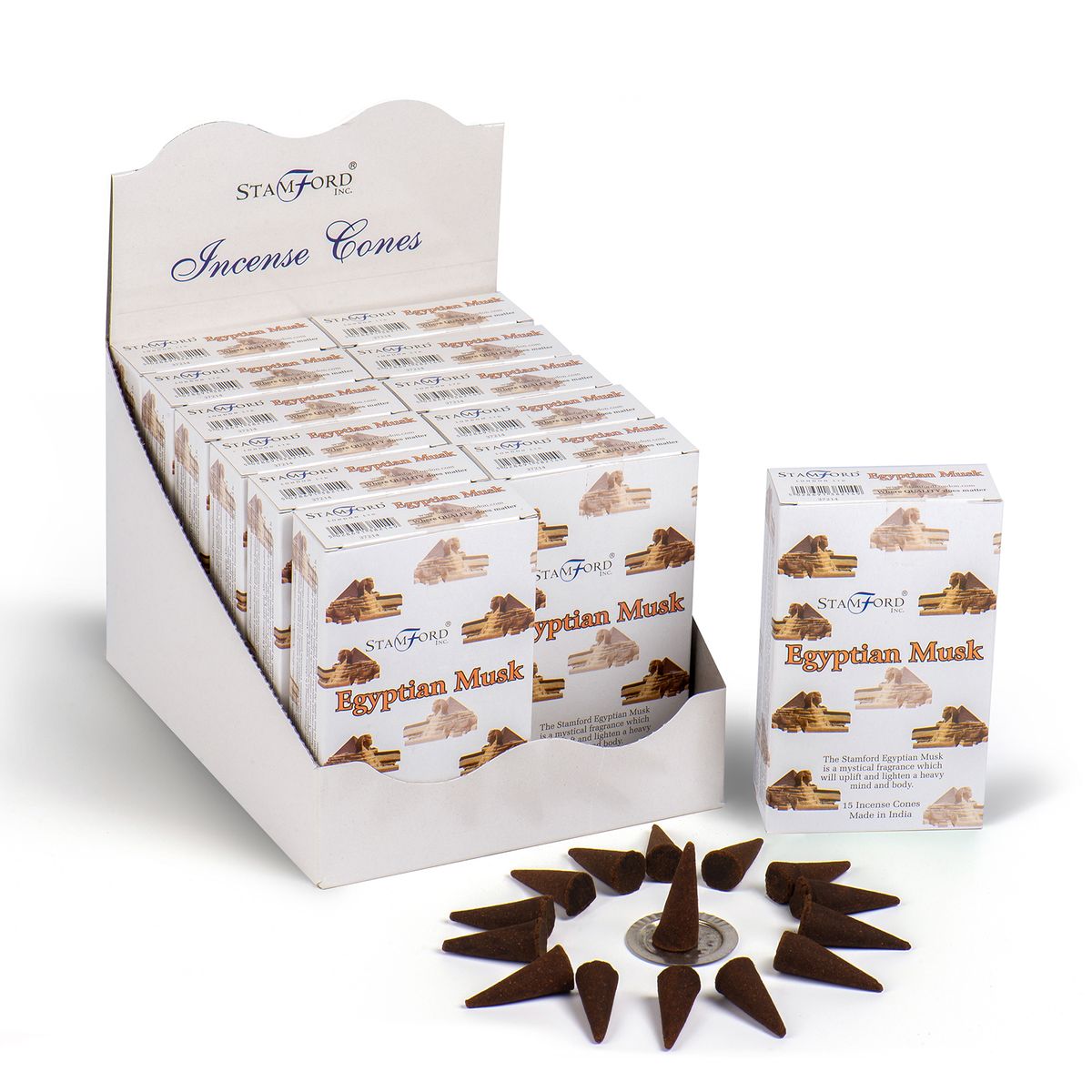 Stamford Egyptian Musk Premium Incense Cones