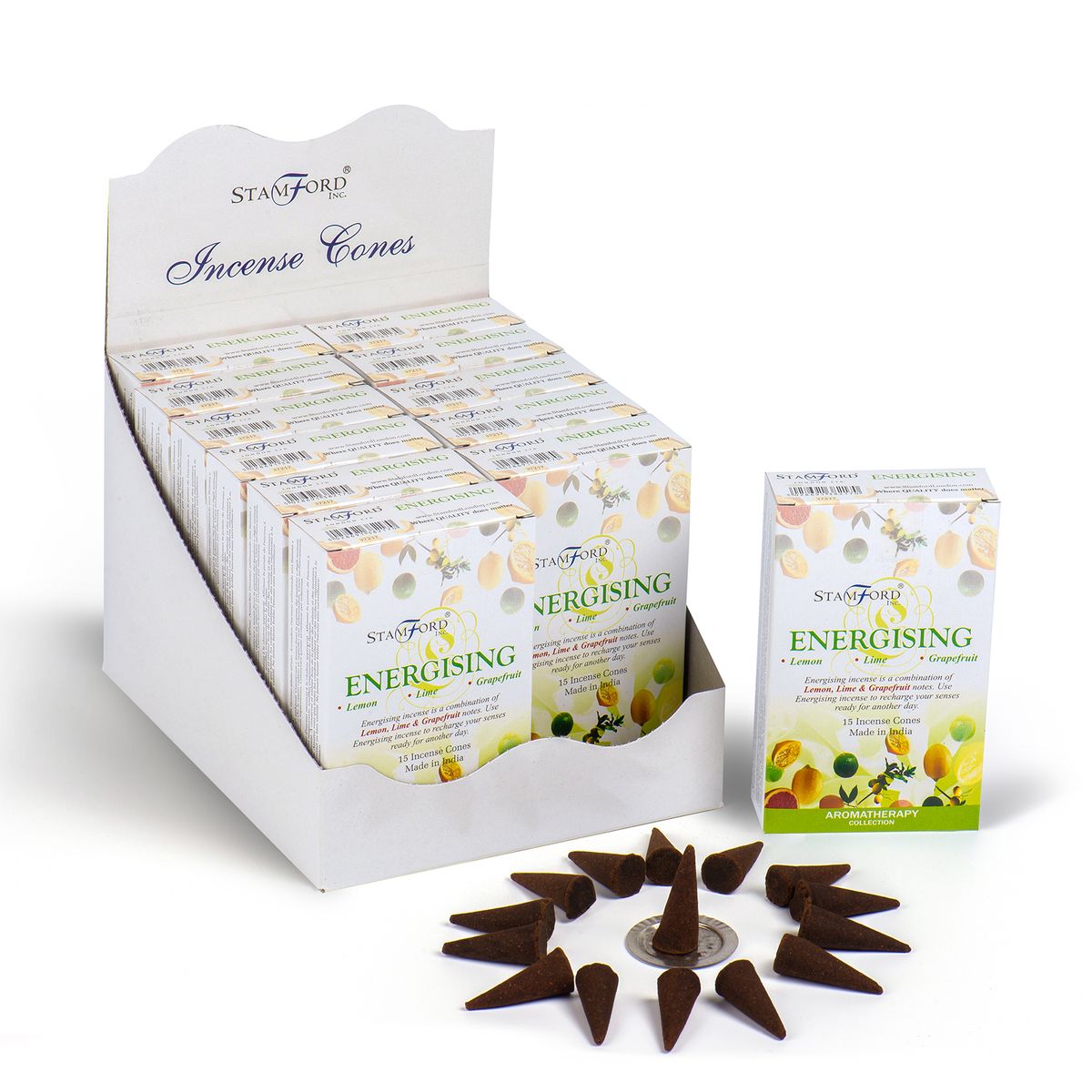 Stamford Energising Premium Incense Cones