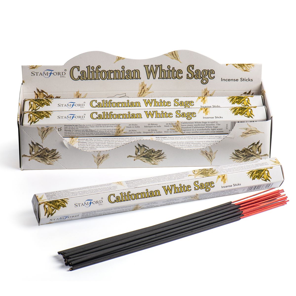 Stamford Premium Hex Incense Sticks – Californian White Sage