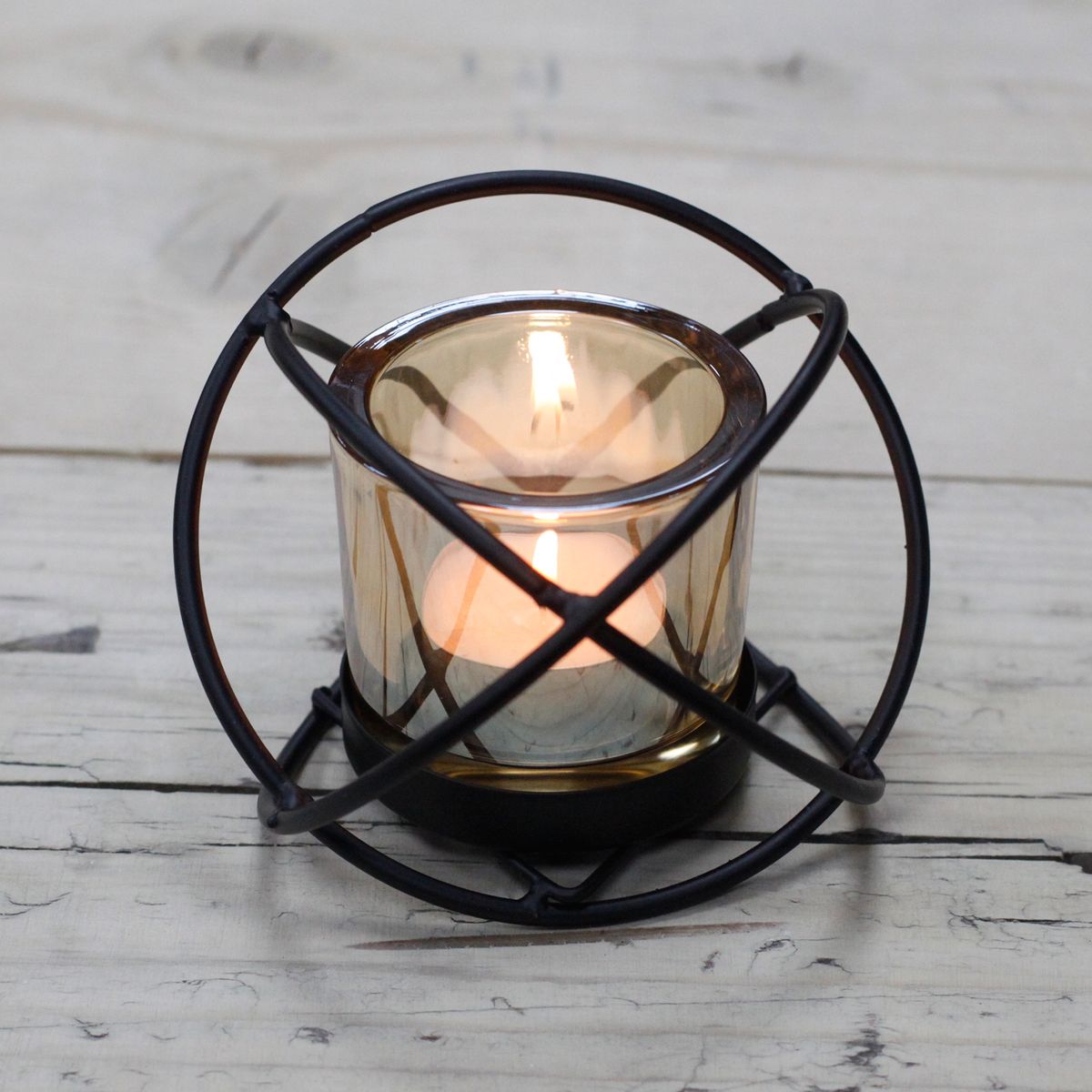 Iron Votive Candle Holder Centrepiece – Single Cup