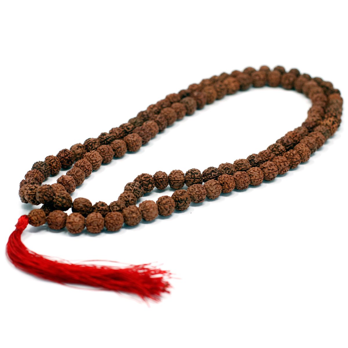 108 Bead Rudraksha Mala – Brown