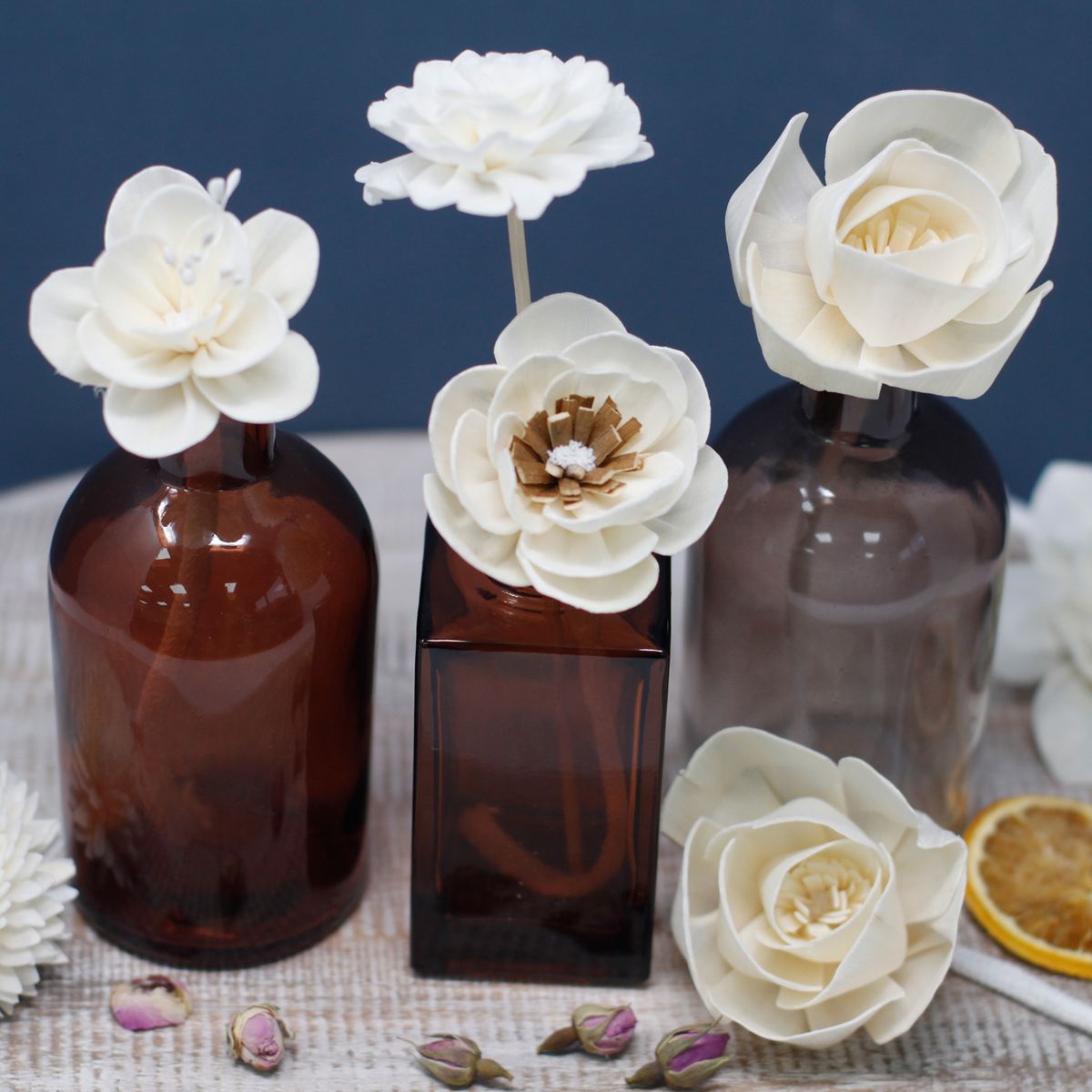 Natural Diffuser Flowers – Rose on Reed