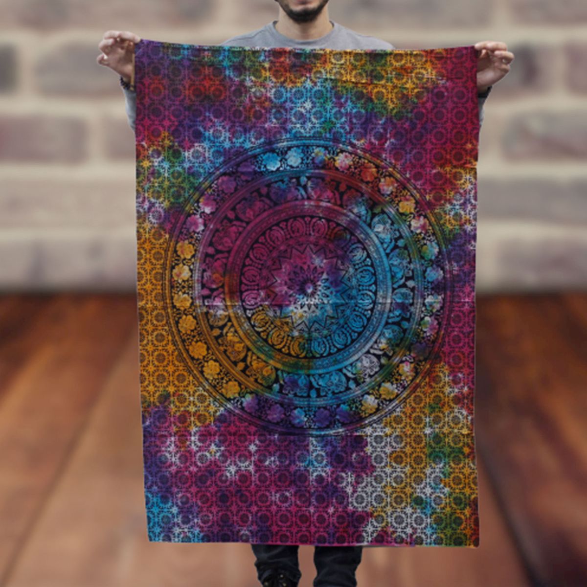 Cotton Wall Art – Mandala Elephant