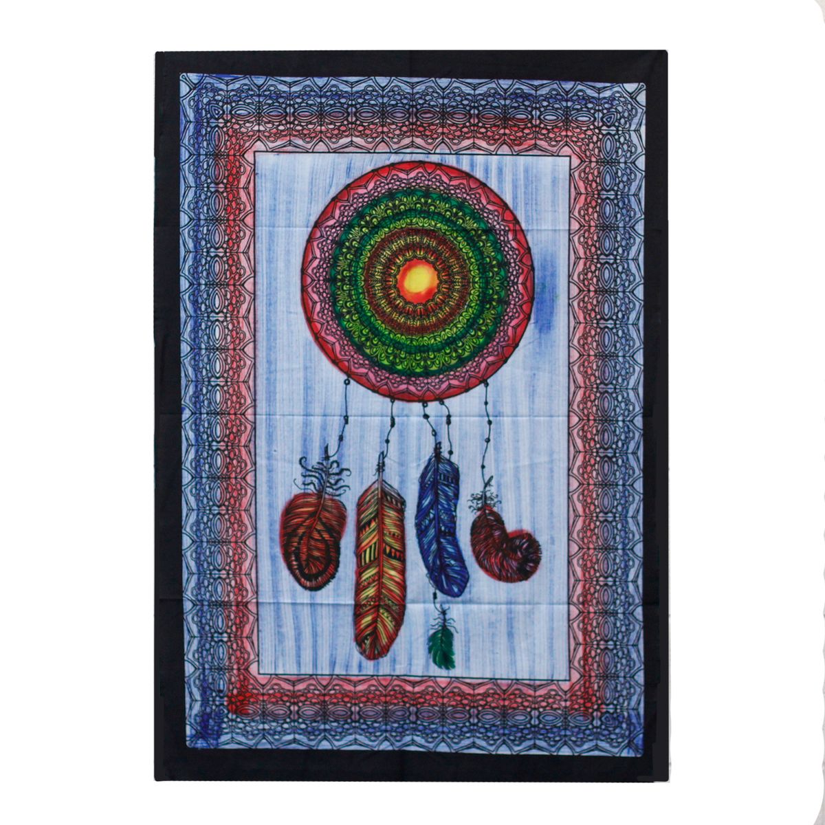 Handbrushed Cotton Wall Art – Dreamcatcher