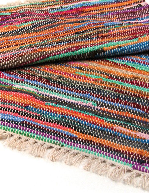 Luxury Rag Rug – Natural, 150 x 90cm