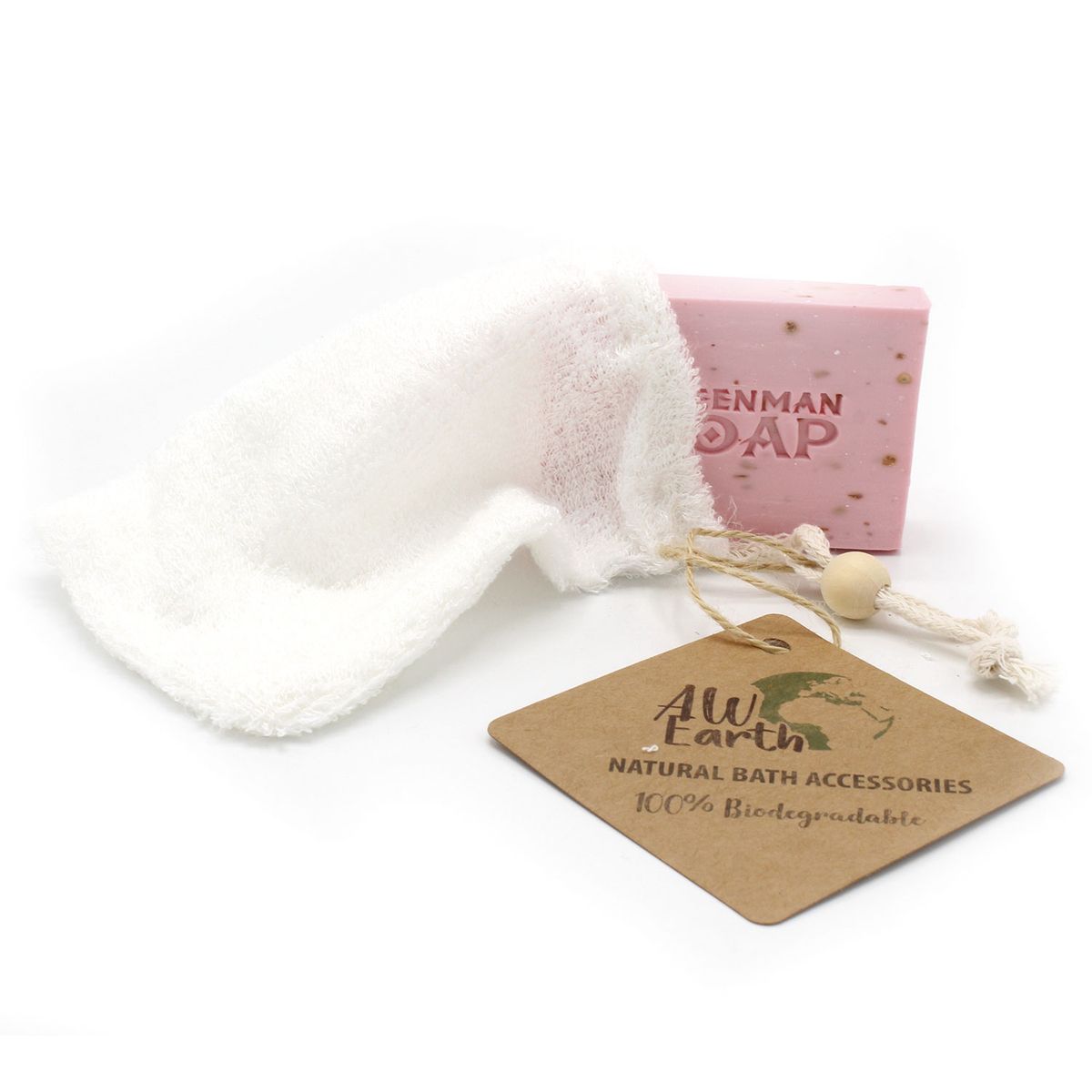 Natural Soap Saver Bag – Bamboo