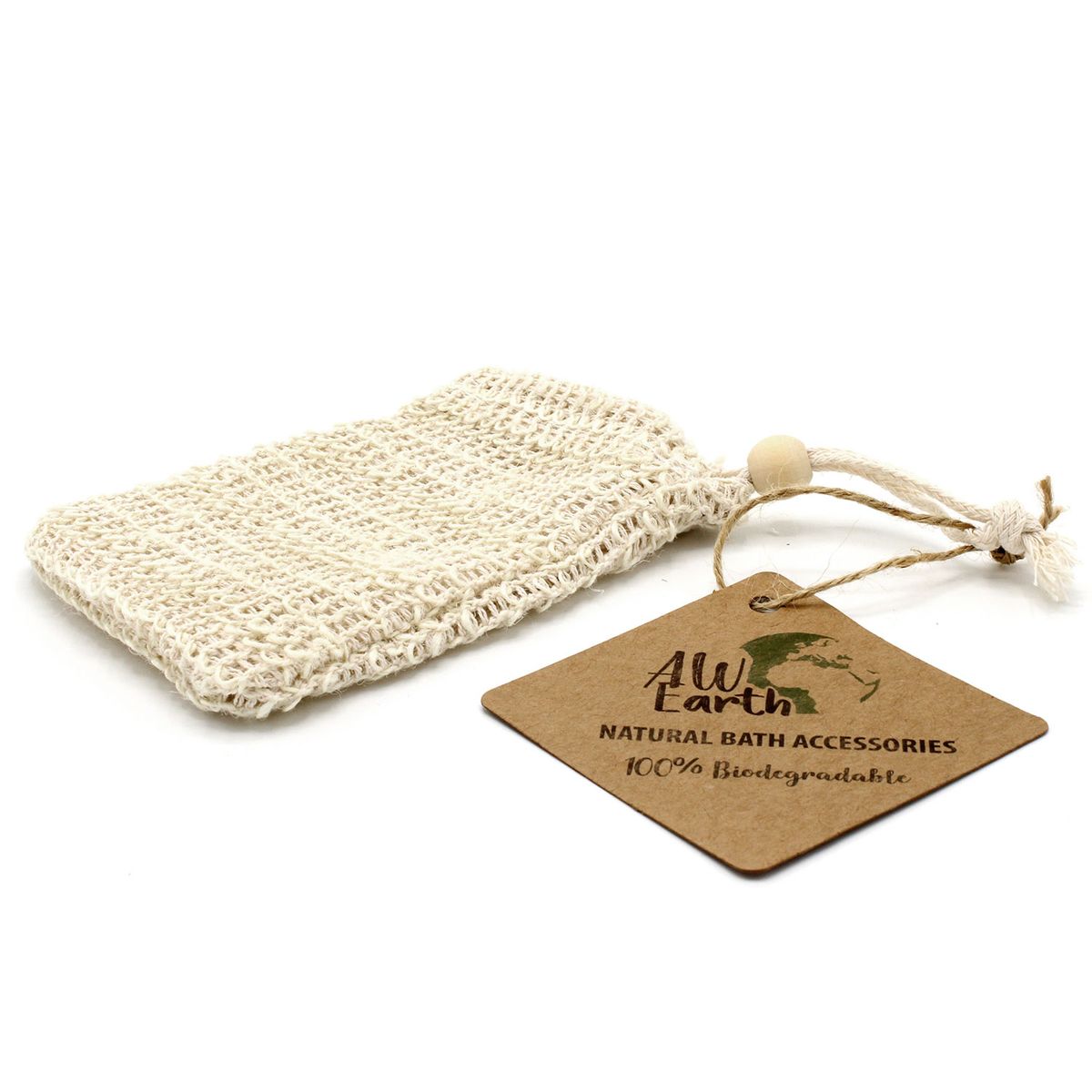 Natural Soap Saver Bag – Washed Jute