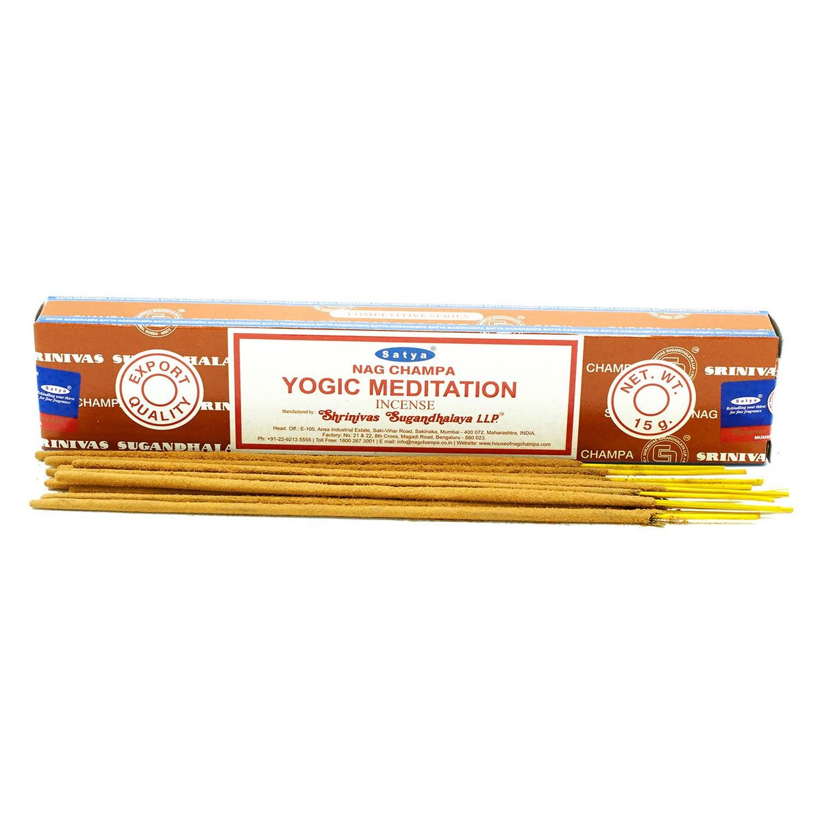 Satya Yogic Meditation Incense Sticks – 15g