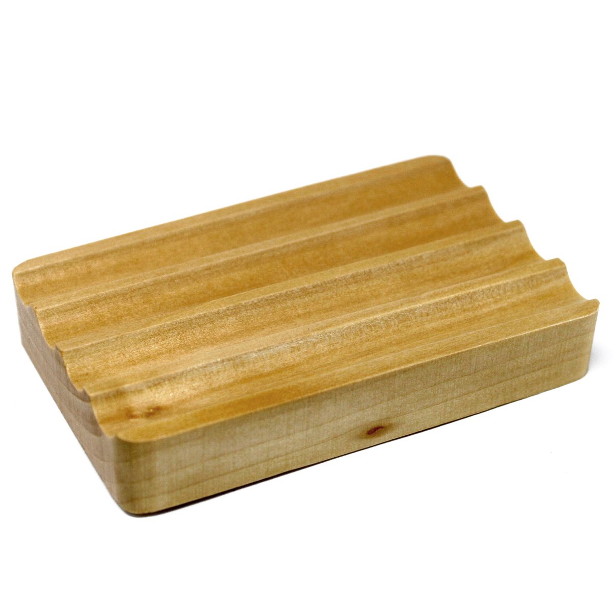 Hemu Wood Soap Dish – Corrugated
