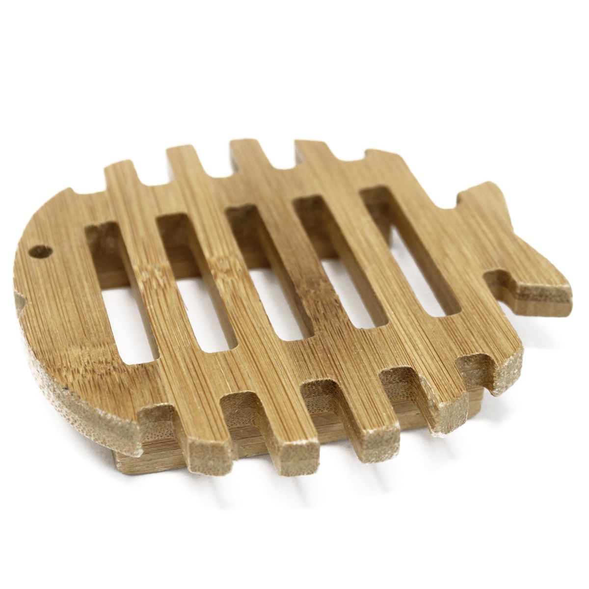 Hemu Wood Soap Dish – Fish