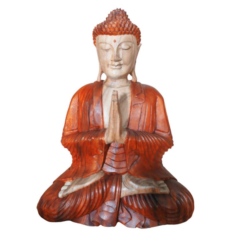 Hand Carved Buddha Statue – Welcome, 30cm