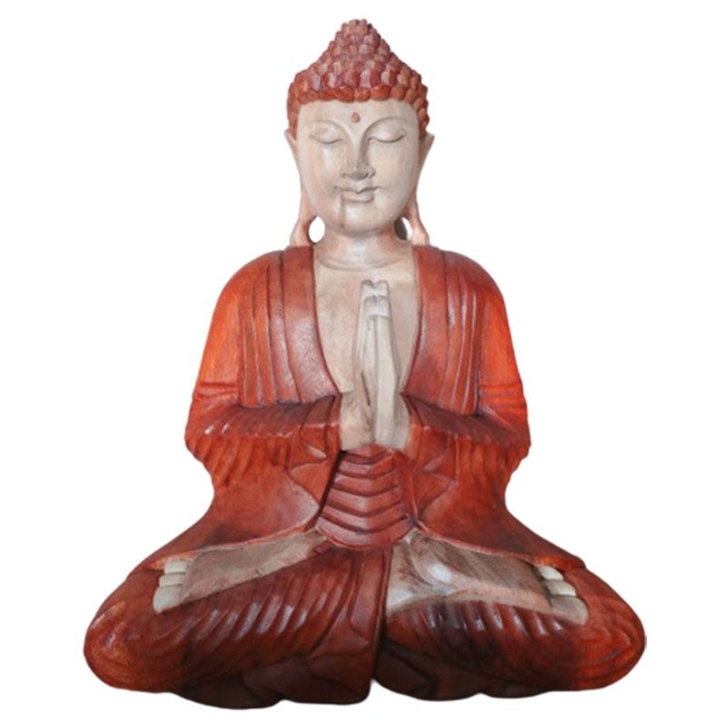 Hand Carved Buddha Statue – Welcome, 40cm