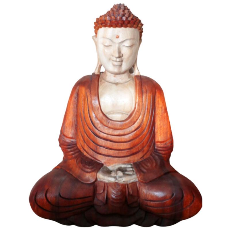 Hand Carved Buddha Statue – Hand Down, 40cm