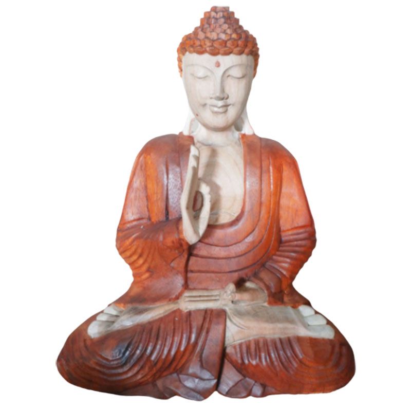 Hand Carved Buddha Statue – Teaching Transmission, 40cm