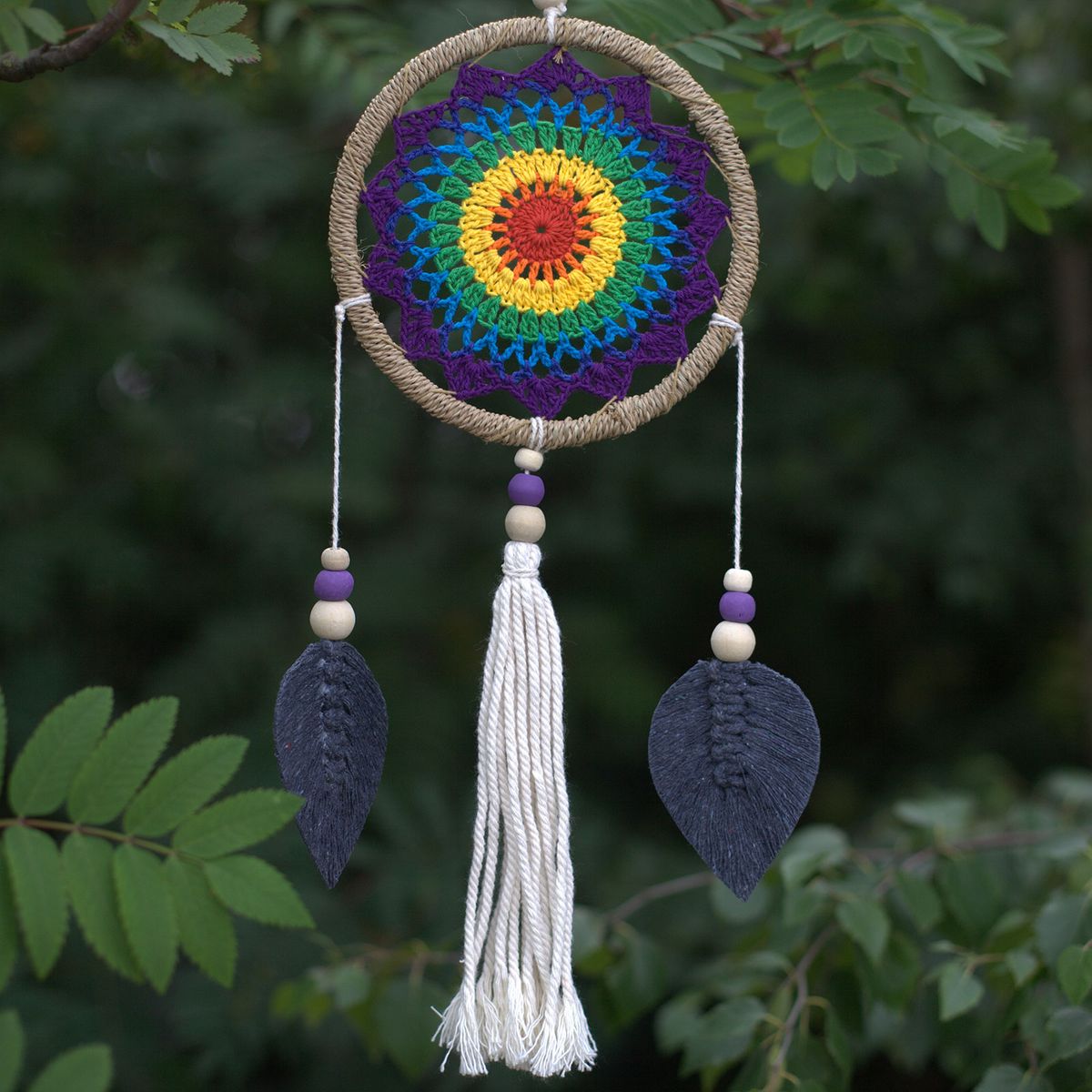 Elemental Spirits Dreamcatcher – Medium, Rainbow