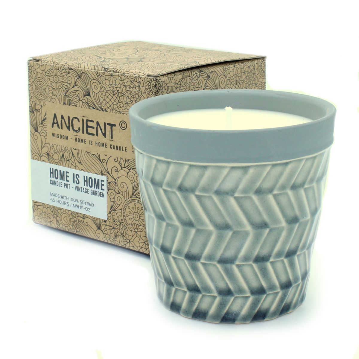 Home is Home Candle Pot – Vintage Garden