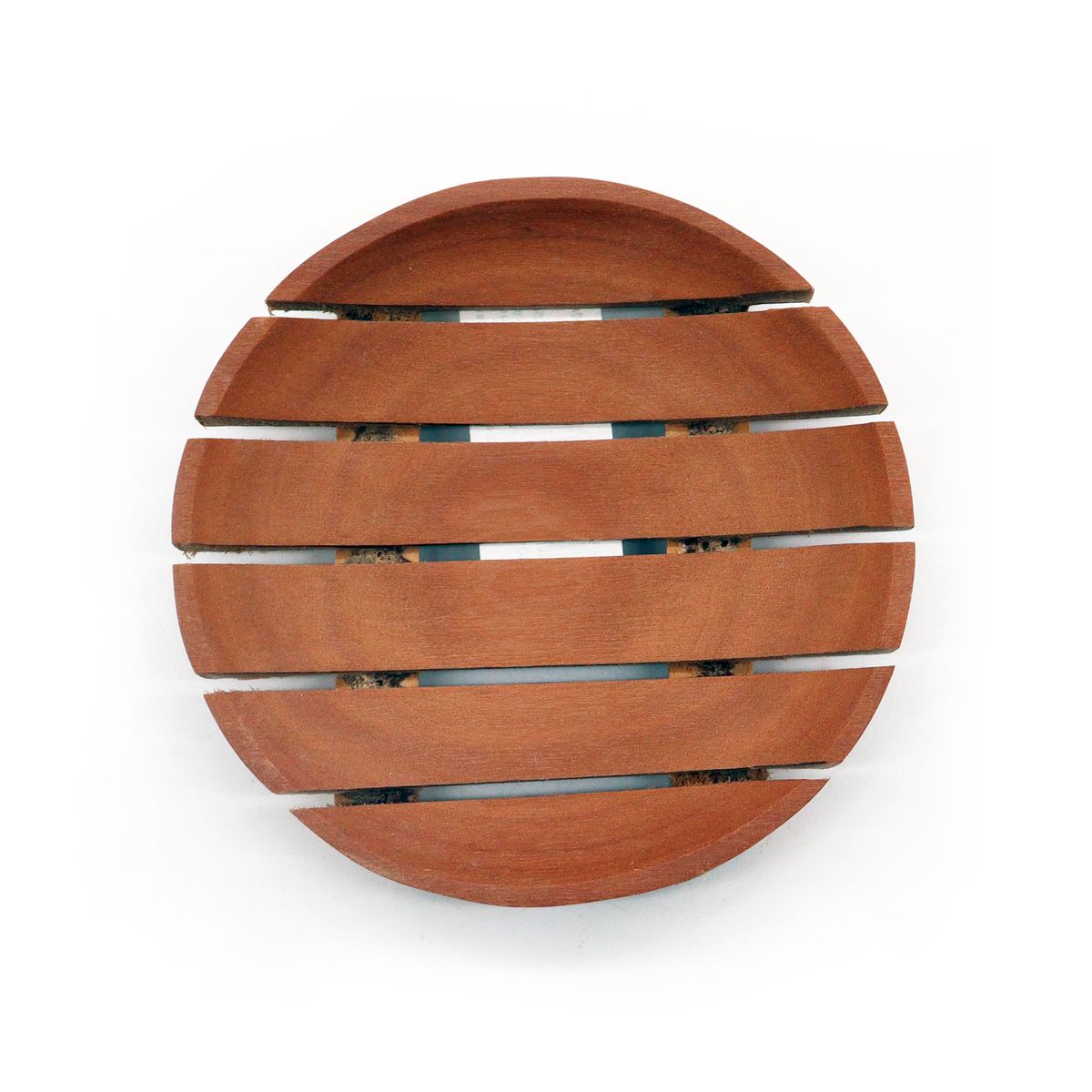 Classic Mahogany Soap Dish – Round