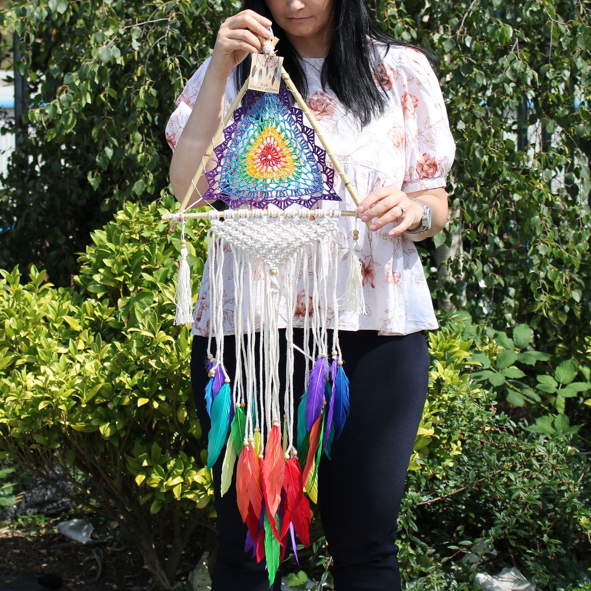 Bali Dreamcatcher – Multi Pyramid, Medium