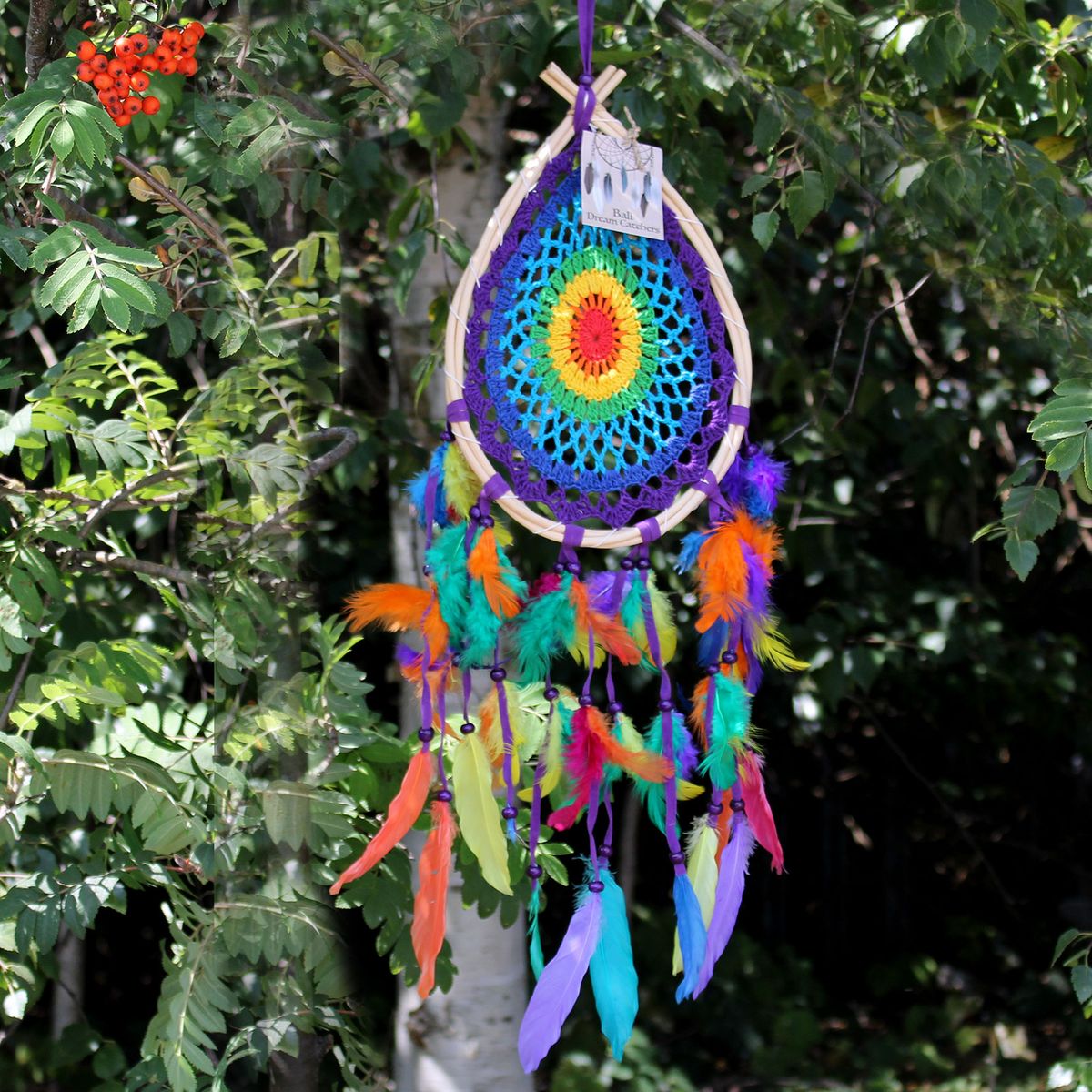 Bali Dreamcatcher – Multi Teardrop, Medium