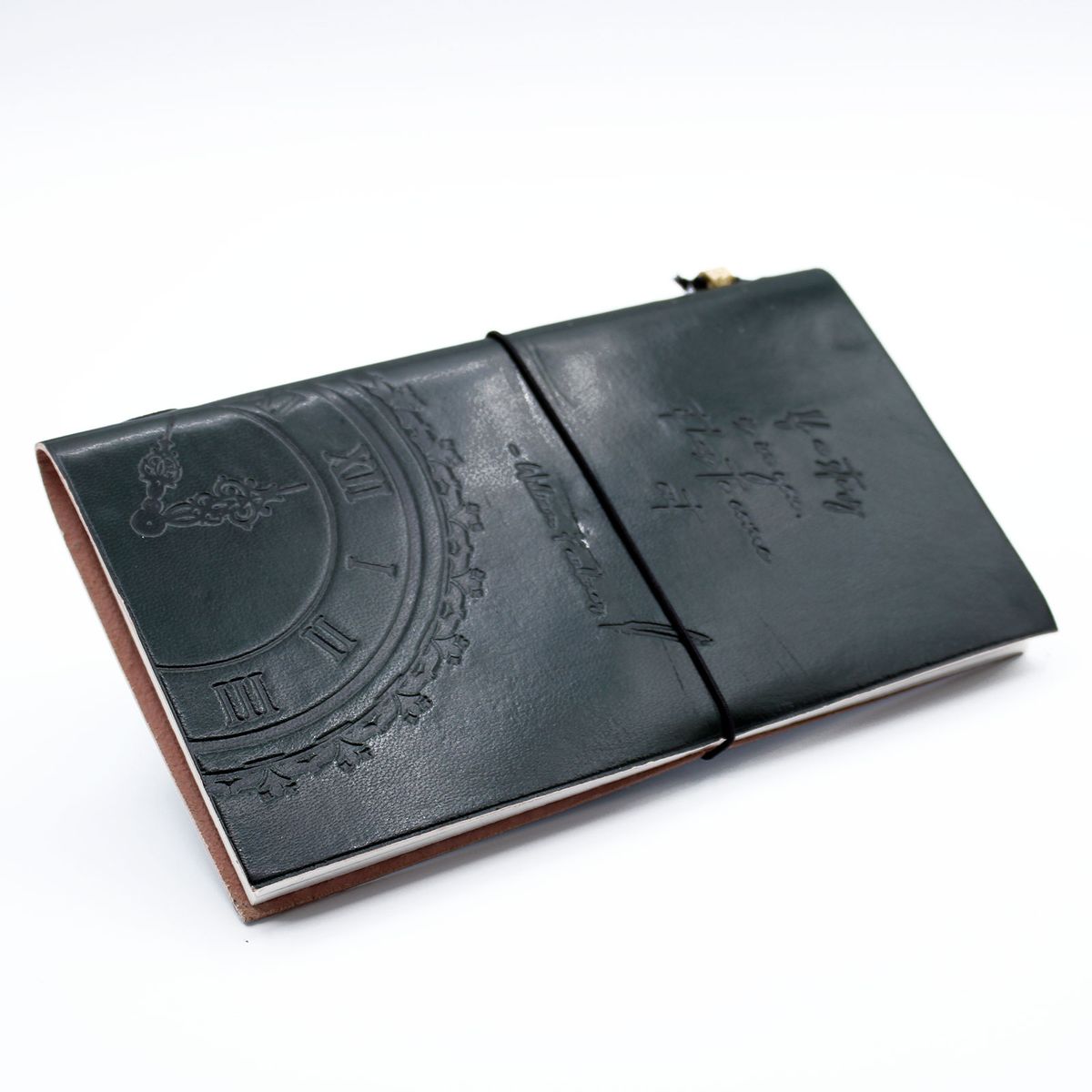 Handmade Leather Journal – If a Story Is in You, Green