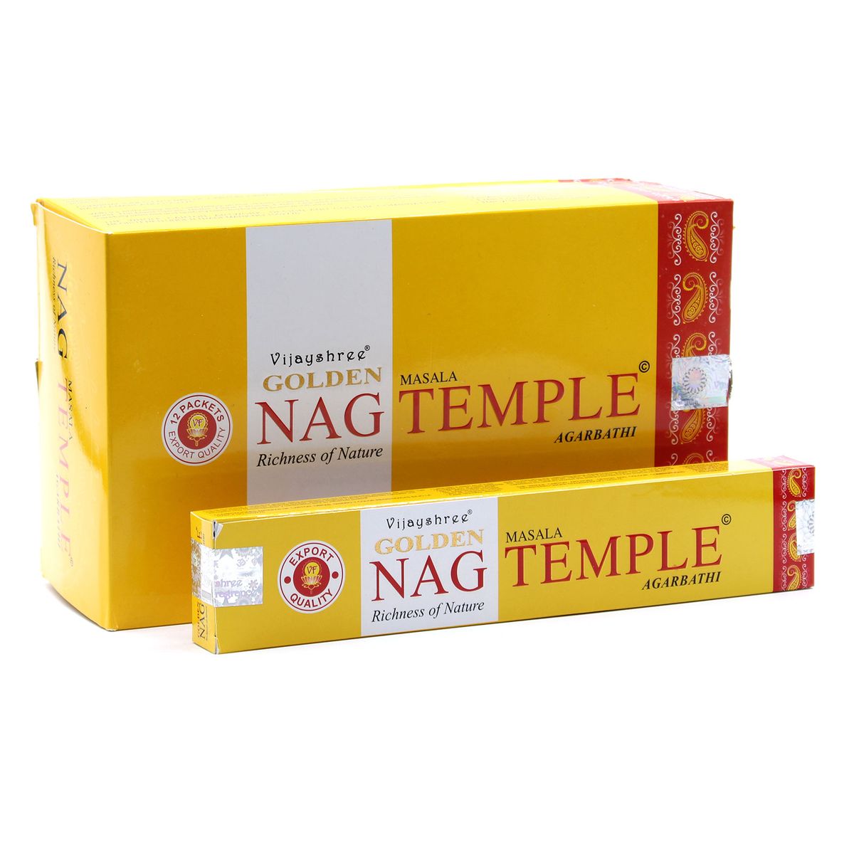 Golden Nag Incense Sticks – Temple, 15g
