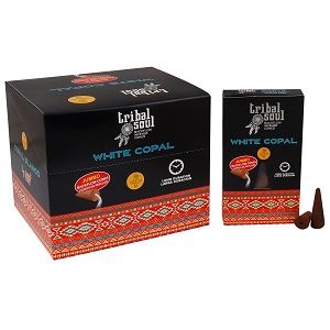 Tribal Soul Backflow Incense Cones – White Copal