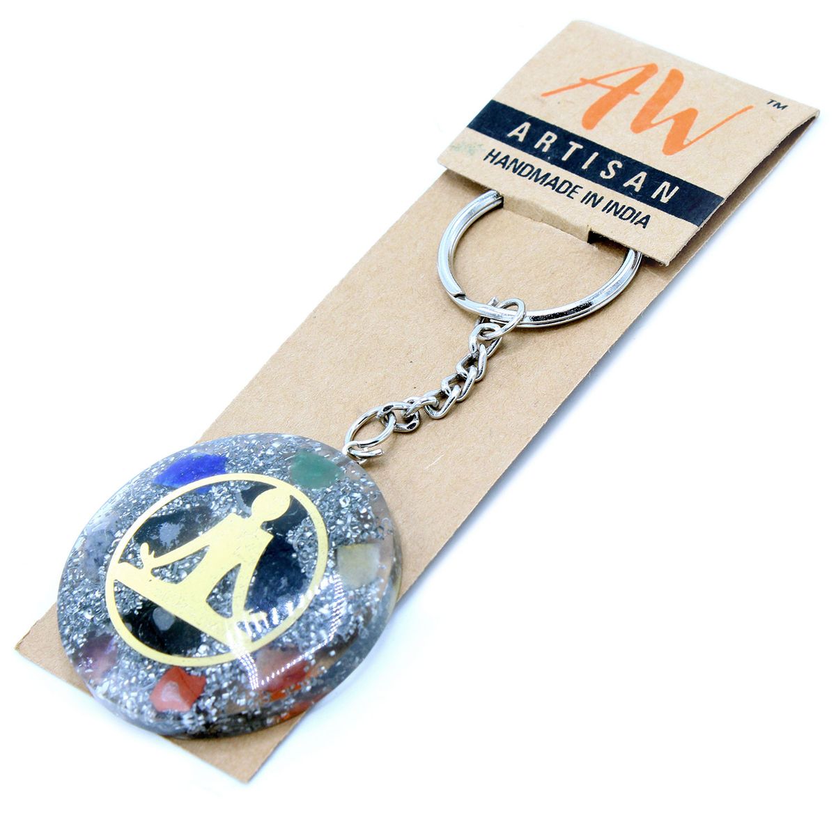 Orgonite Keyring – Buddha Seven Chakra