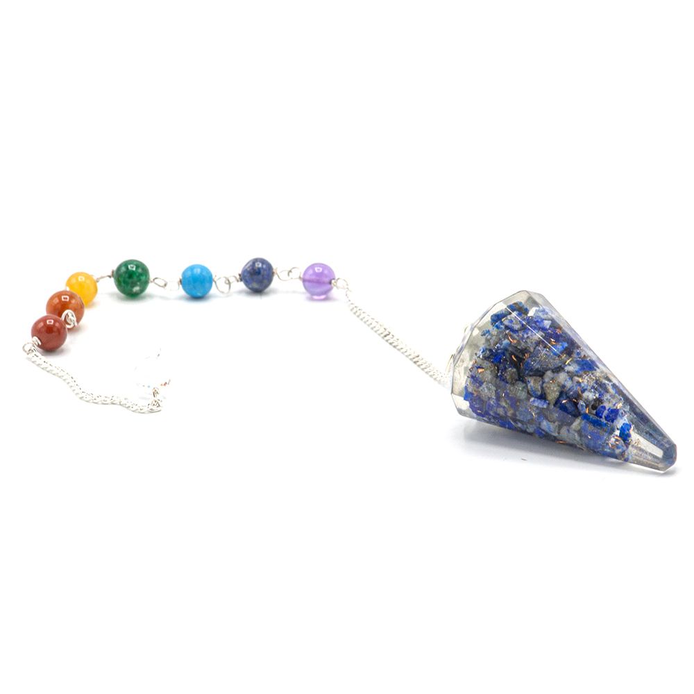 Orgonite Power Chakra Pendulum – Lapis