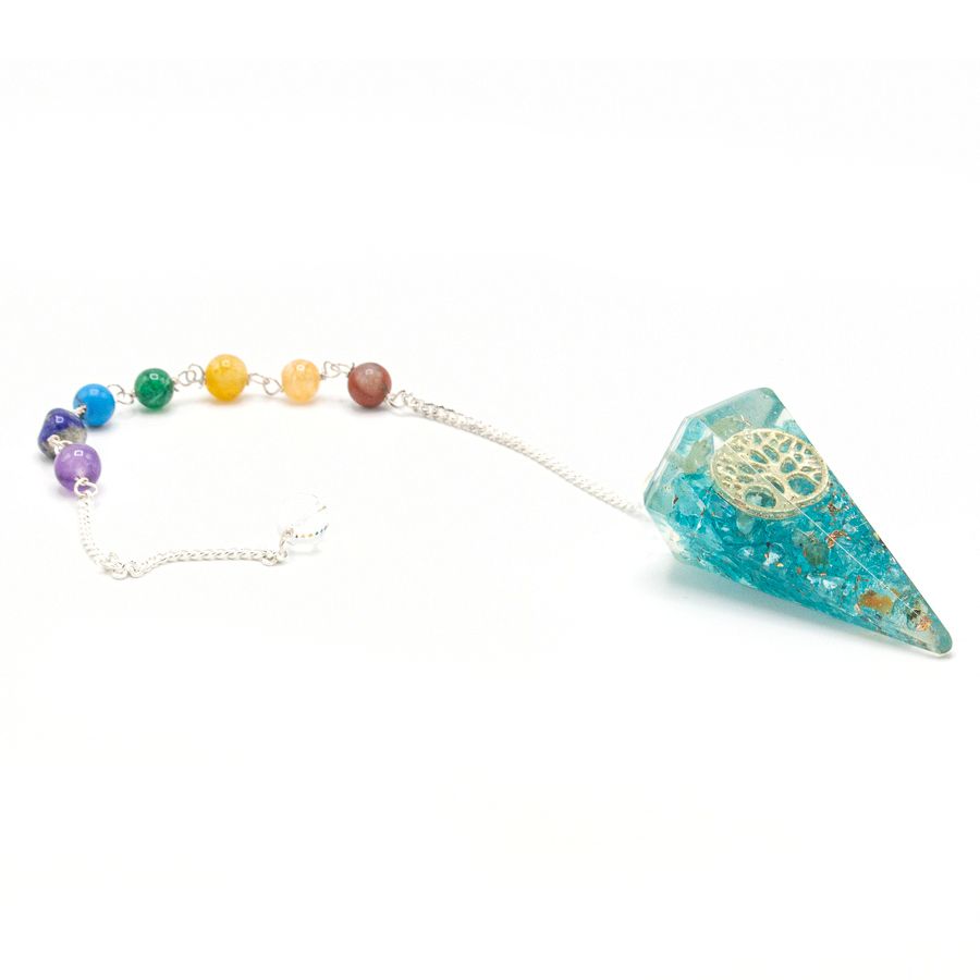 Orgonite Power Chakra Pendulum – Tree of Life