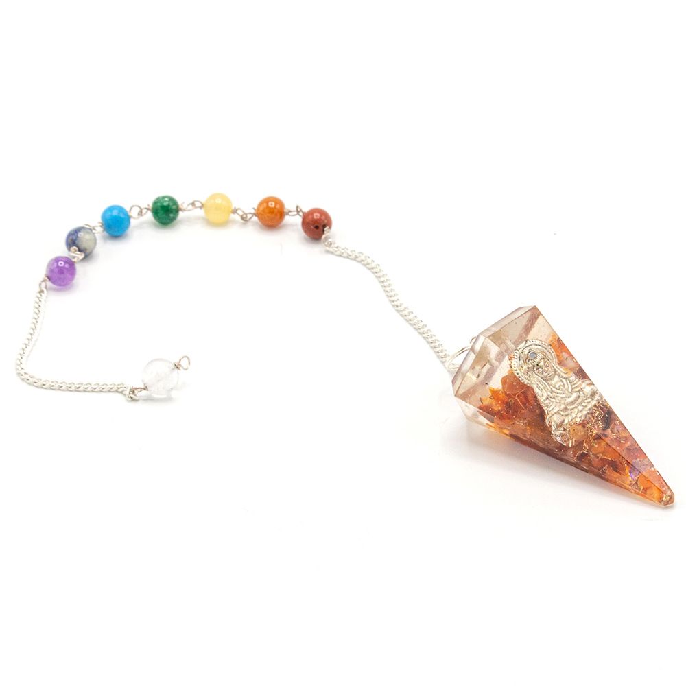 Orgonite Power Chakra Pendulum – Buddha