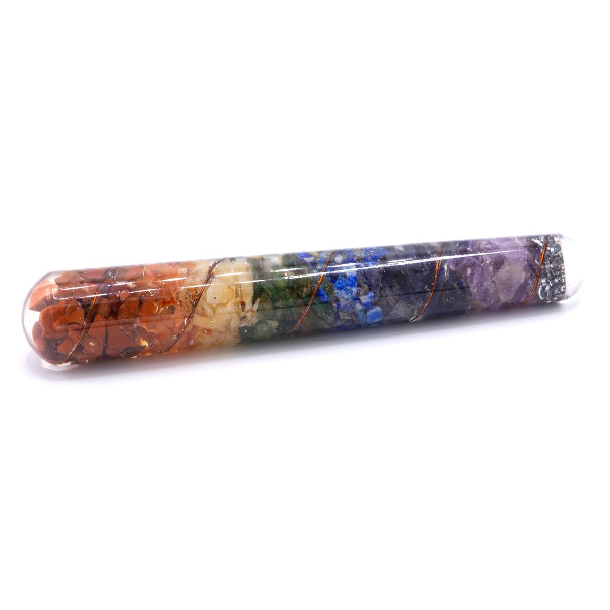 Orgonite Chakra and Copper Wand – 140 x 30mm