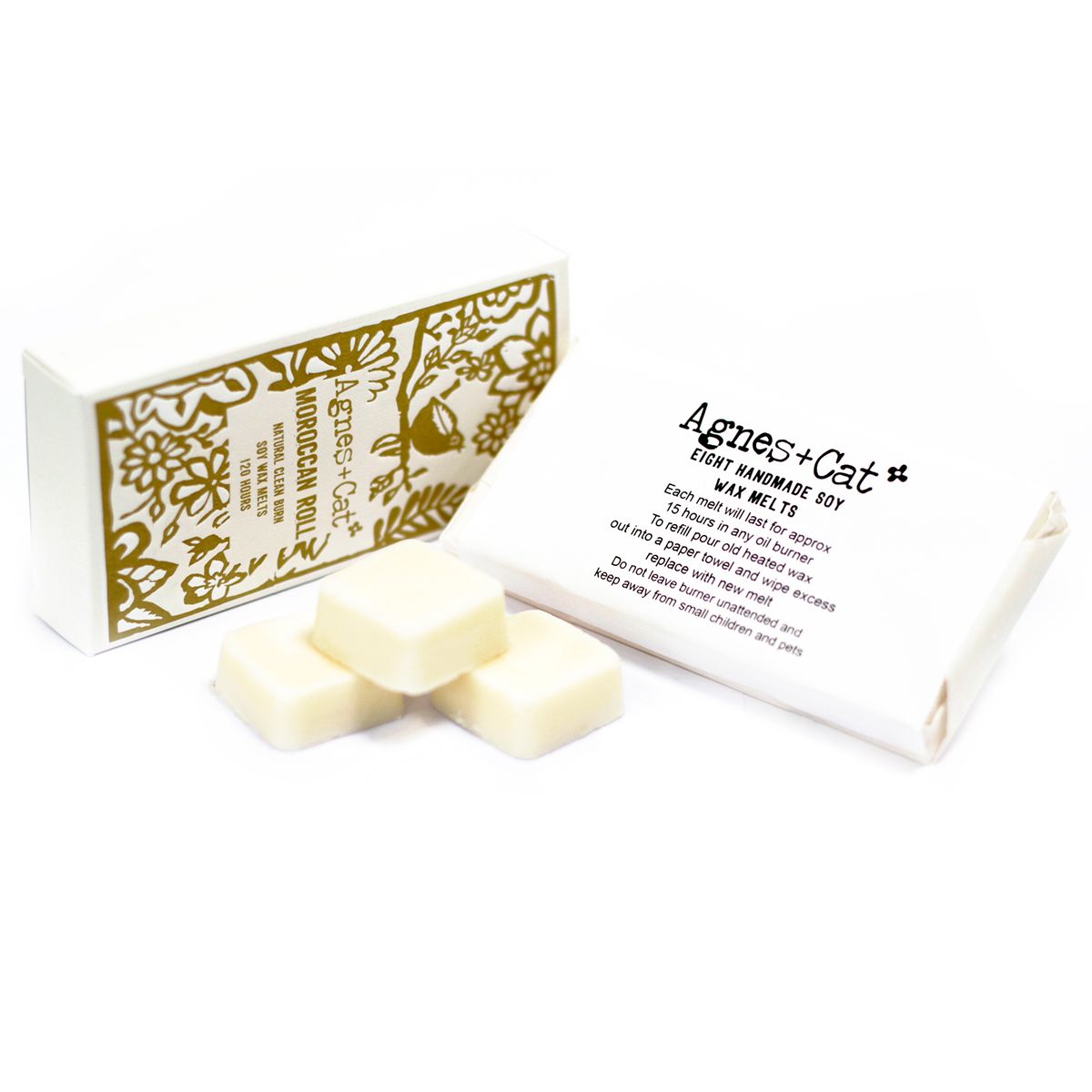 Agnes + Cat Wax Melts – Moroccan Roll, Box of 8