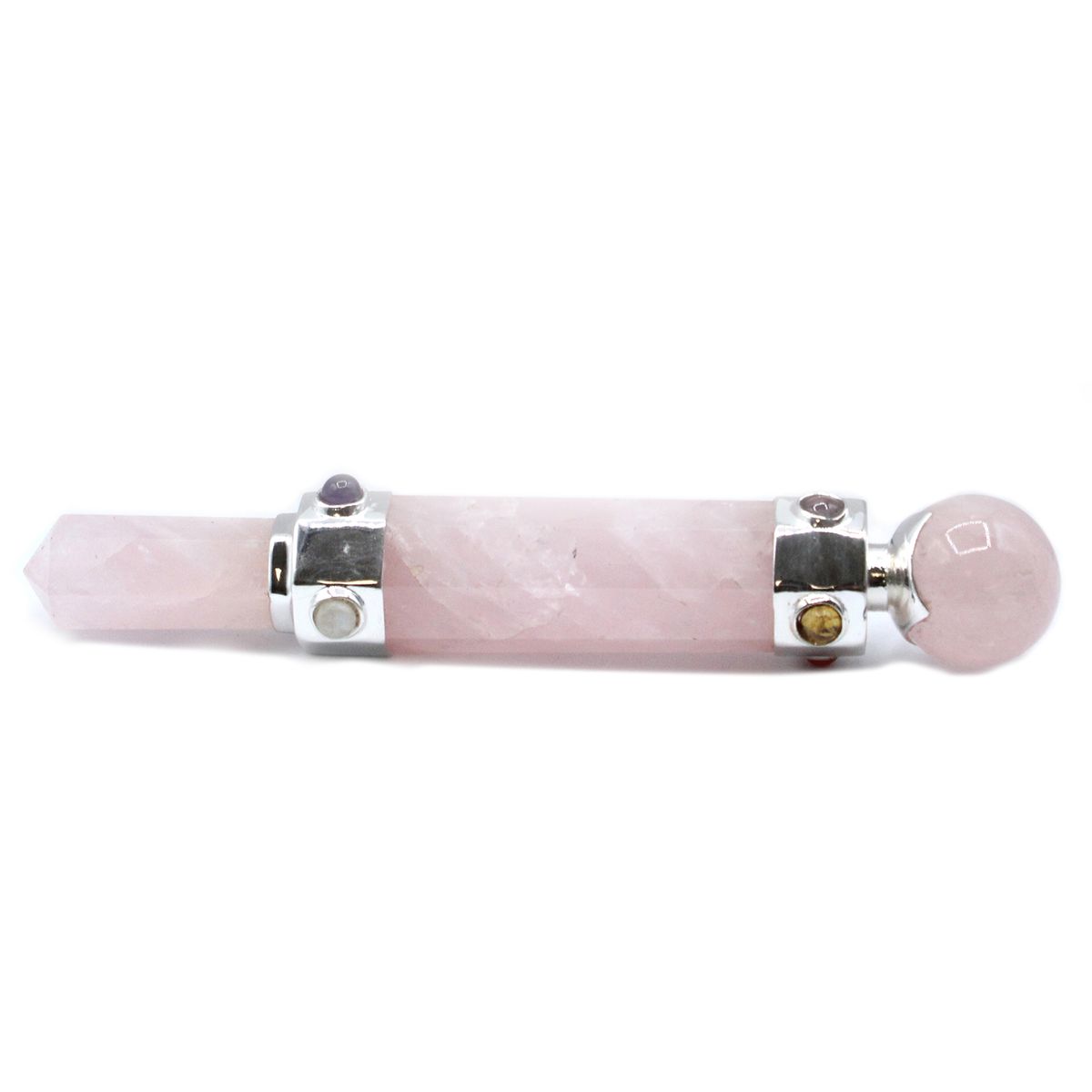 Hexagonal Crystal Wand – Rose Quartz, 12cm