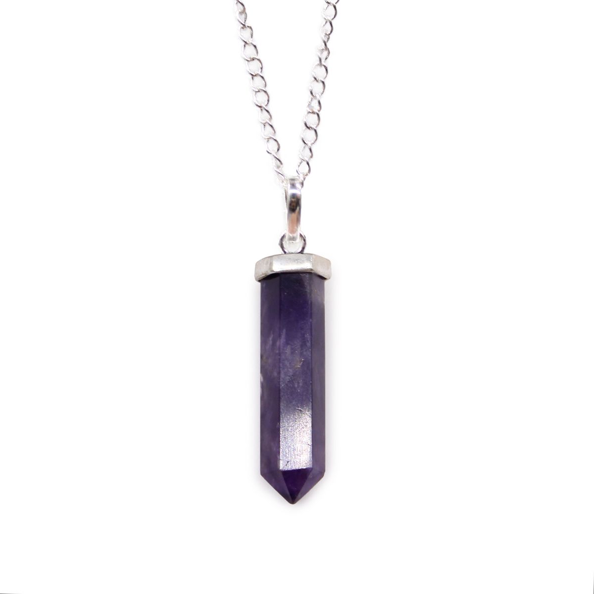 Gemstone Classic Point Pendant – Amethyst