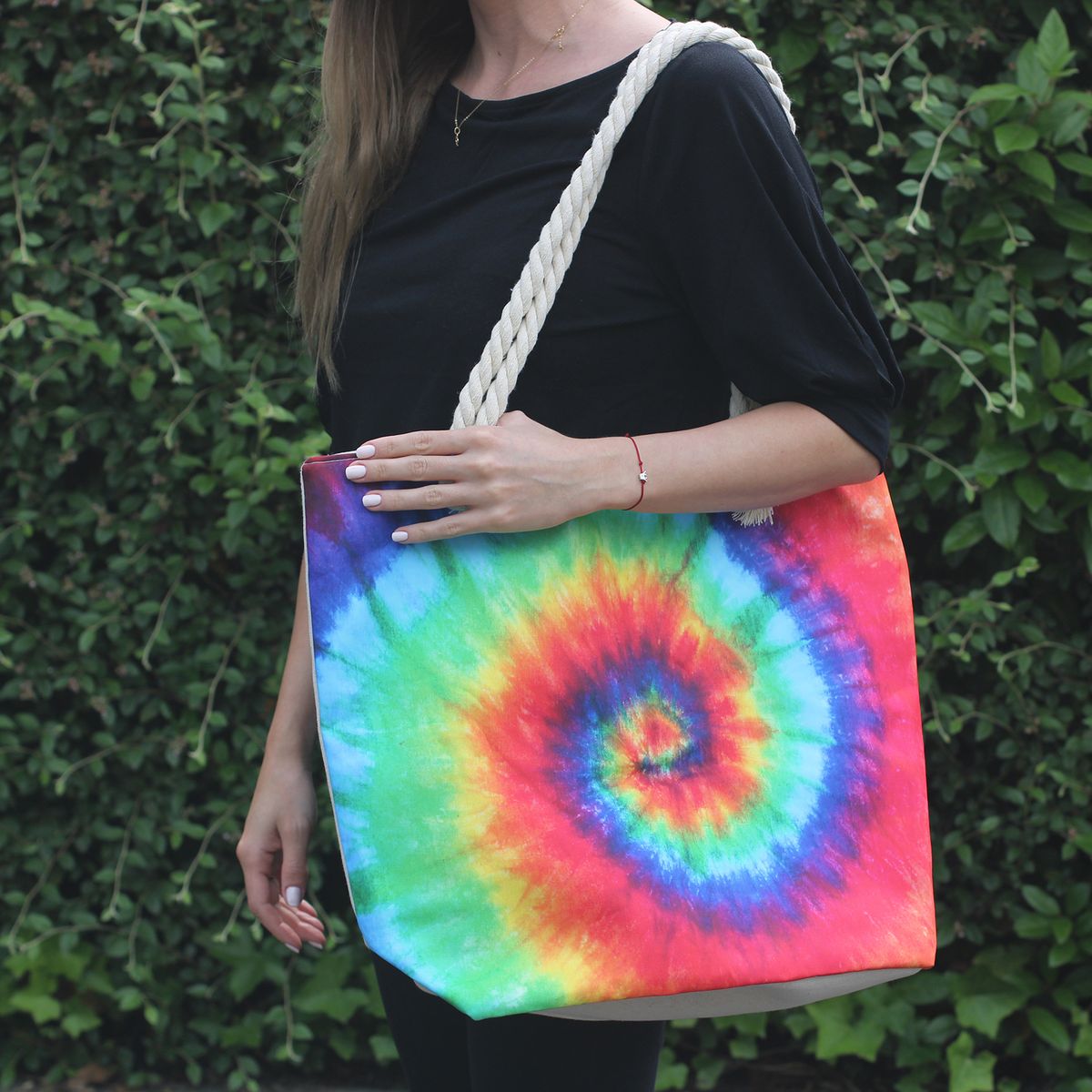 Colour Splash Print Festival Bag – Nature Vibe