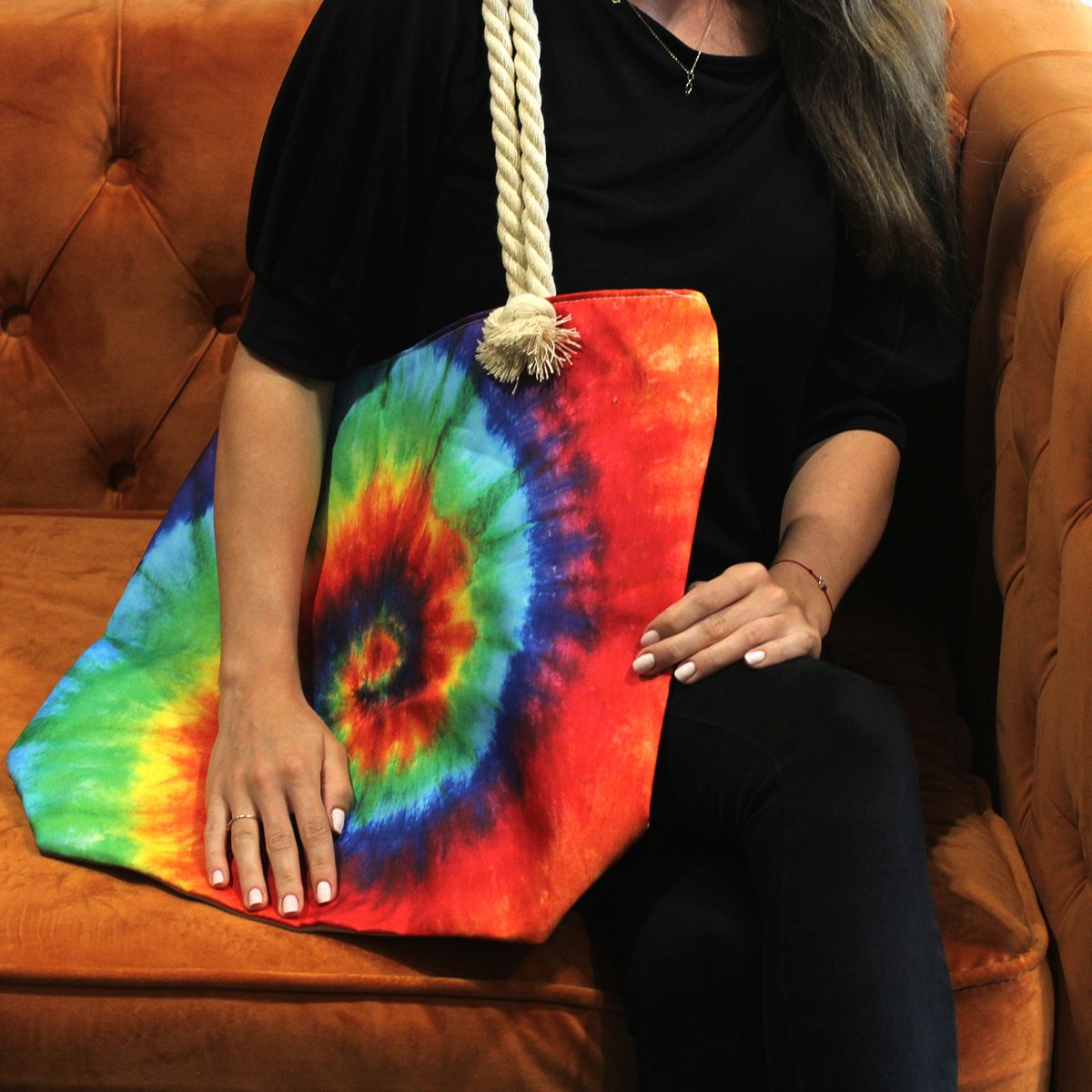 Colour Splash Print Festival Bag – Pure Energy