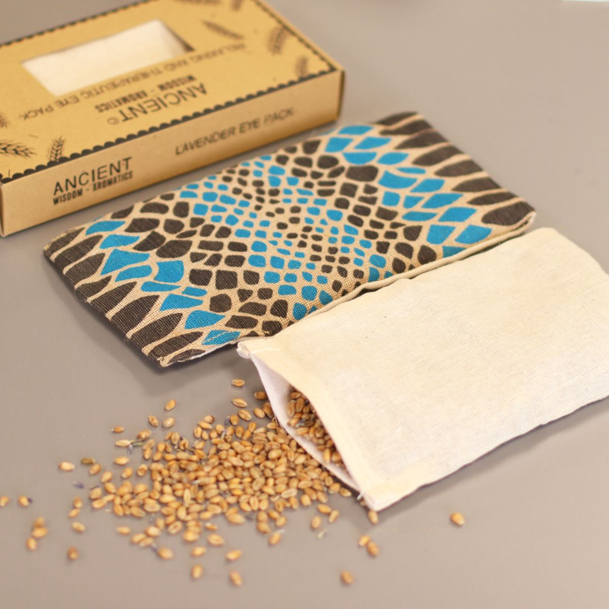 Lavender Cotton & Juco Eye Pillow in Gift Box – Blue Viper