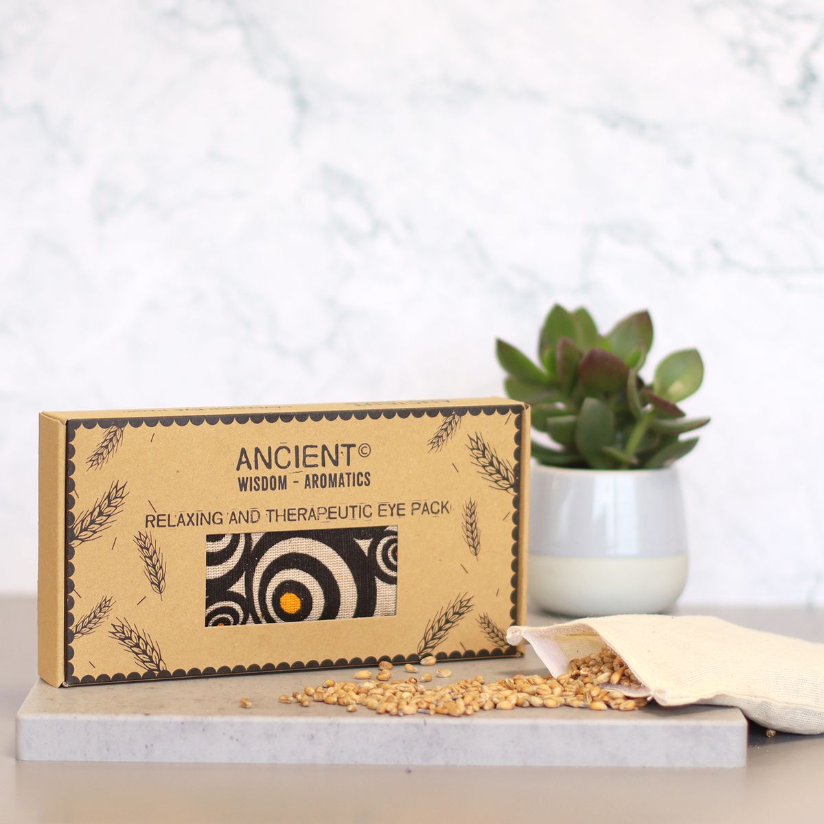 Lavender Cotton & Juco Eye Pillow in Gift Box – Illusion