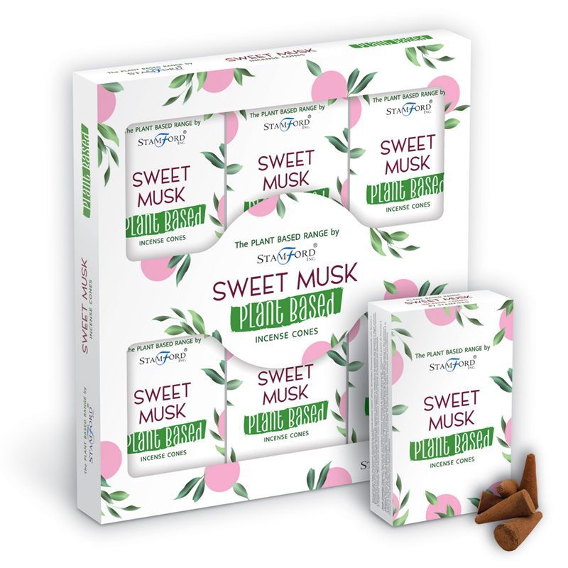 Plant-Based Incense Cones – Sweet Musk