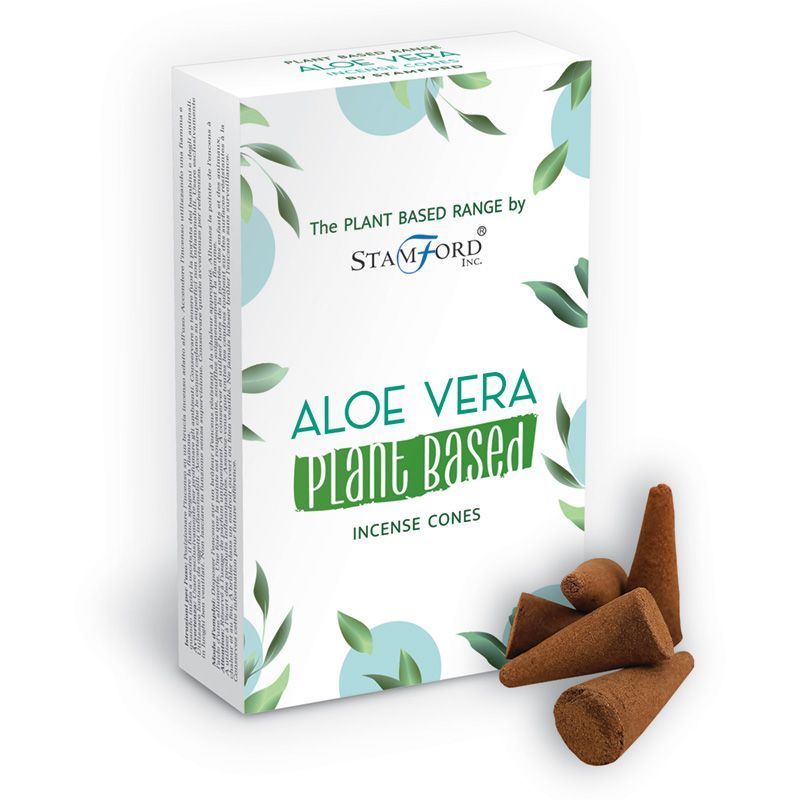 Plant-Based Incense Cones – Aloe Vera