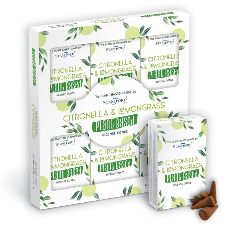 Plant-Based Incense Cones – Citronella & Lemongrass