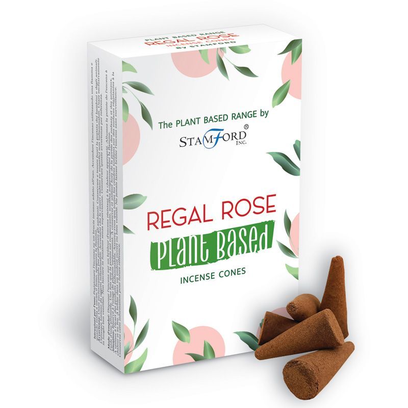 Plant-Based Incense Cones – Regal Rose