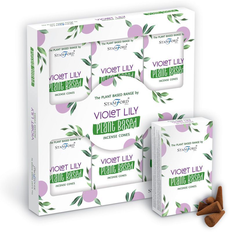 Plant-Based Incense Cones – Violet Lily