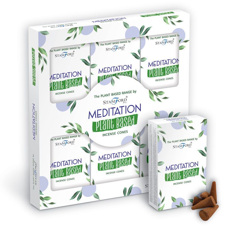 Plant-Based Incense Cones – Meditation