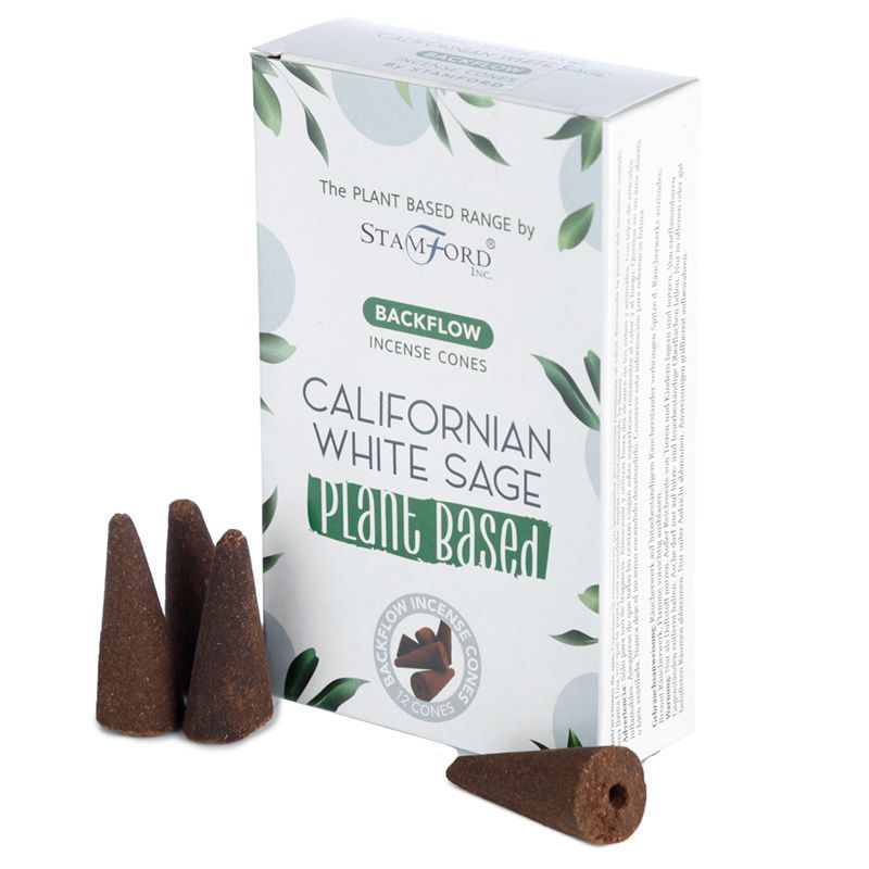 Plant-Based Backflow Incense Cones – Californian White Sage