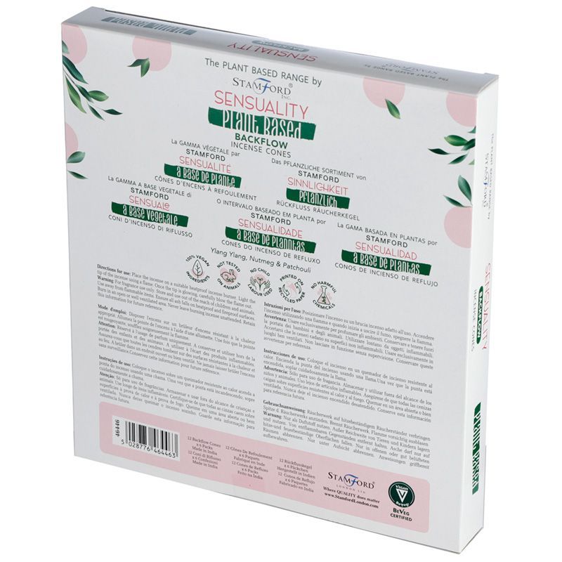 Plant-Based Backflow Incense Cones – Sensuality